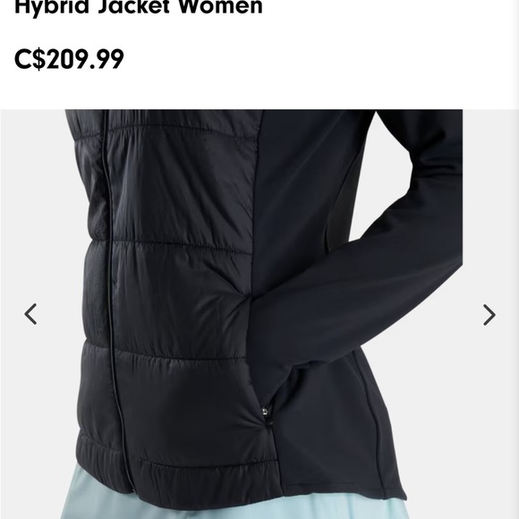 FootJoy Women’s Golf Hybrid Jacket, Black Size Large - Picture 4 of 7